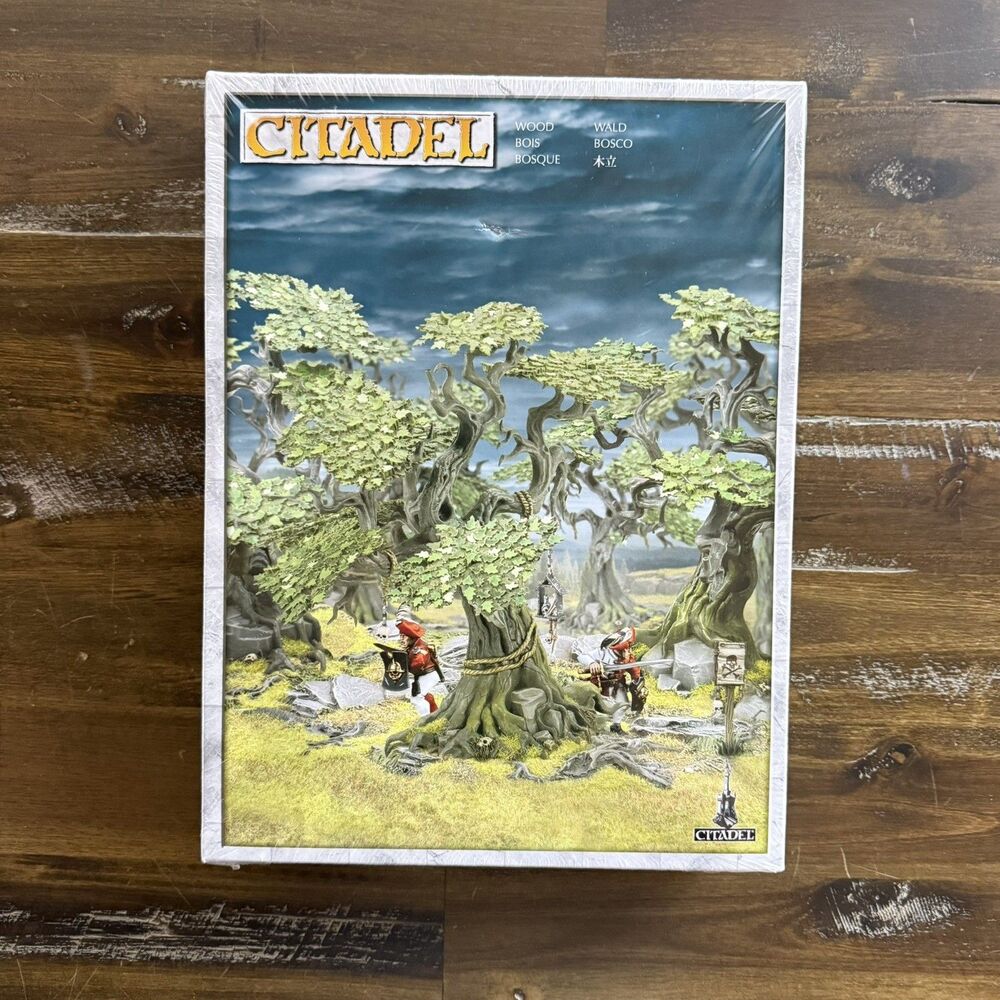 Warhammer 64-09 Wood Terrain Set - Mint sealed box - gaming accessory - Citadel